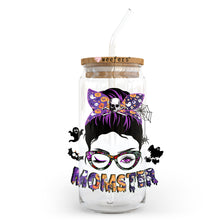 Load image into Gallery viewer, Momster Halloween 20oz Libbey Glass Can UV-DTF or Sublimation Wrap - Decal
