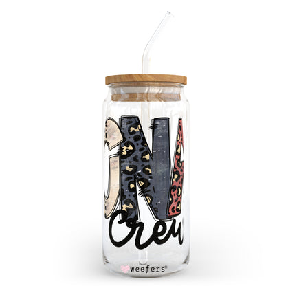 CNA Crew 20oz Libbey Glass Can, 34oz Hip Sip, 40oz Tumbler UV DTF or Sublimation Decal Transfer - Weefers