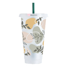 Load image into Gallery viewer, Boho Abstract UV-DTF Cold Cup Wrap- NO HOLE - Ready to apply
