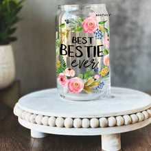Load image into Gallery viewer, Best Bestie Ever 16oz Libbey Glass Can UV-DTF or Sublimation Wrap - Decal
