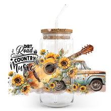 Load image into Gallery viewer, Dirt Road Country Road 20oz Libbey Glass Can, 34oz Hip Sip, 40oz Tumbler UVDTF or Sublimation Decal Transfer
