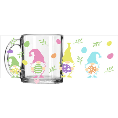 Easter Gnomes 11oz Coffee Mug UV DTF or Sublimation Wrap - Decal - Weefers