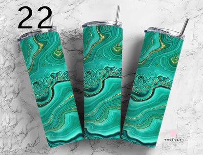 Click to see Designs 1-50 - 20oz Skinny Tumbler Wraps Vol. 1 - Weefers