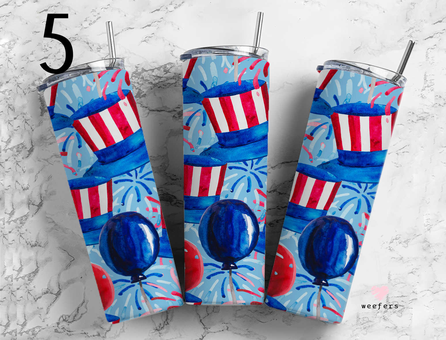 Click to see Designs 1-50 - 20oz Skinny Tumbler Wraps Vol. 1 - Weefers