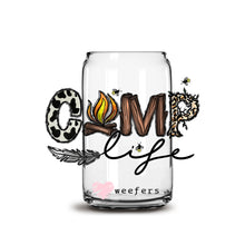 Load image into Gallery viewer, Camp Life 16oz Libbey Glass Can UV-DTF or Sublimation Wrap - Decal
