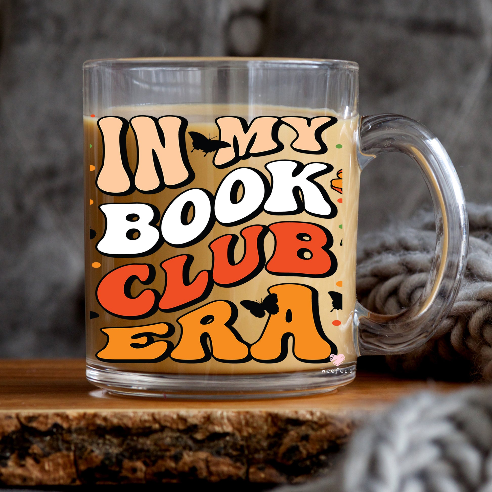 In My Book Club Era 11oz Coffee Mug UV DTF or Sublimation Wrap - Decal - Weefers