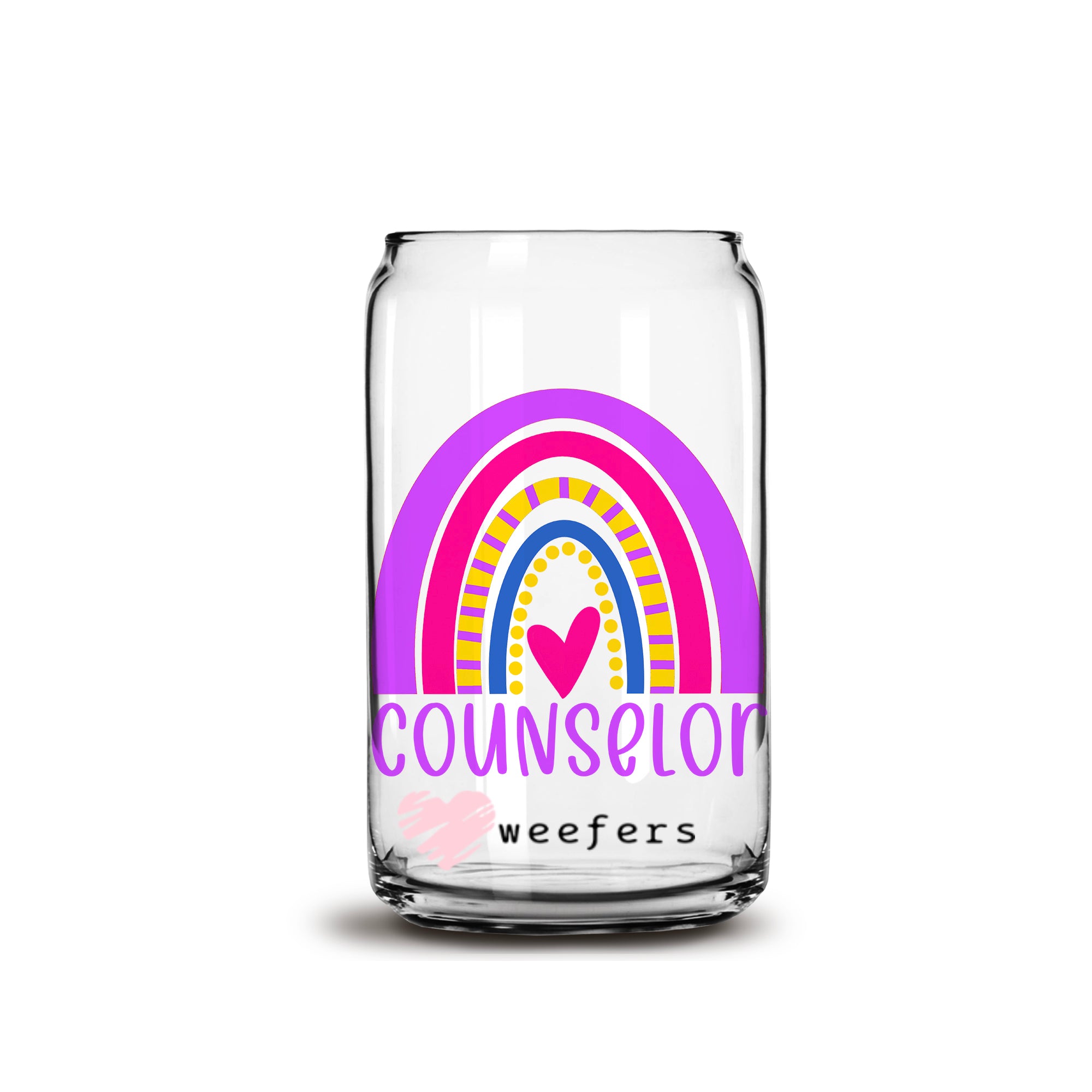 Unicorn Drinks - UV Wrap 16oz Glass Can