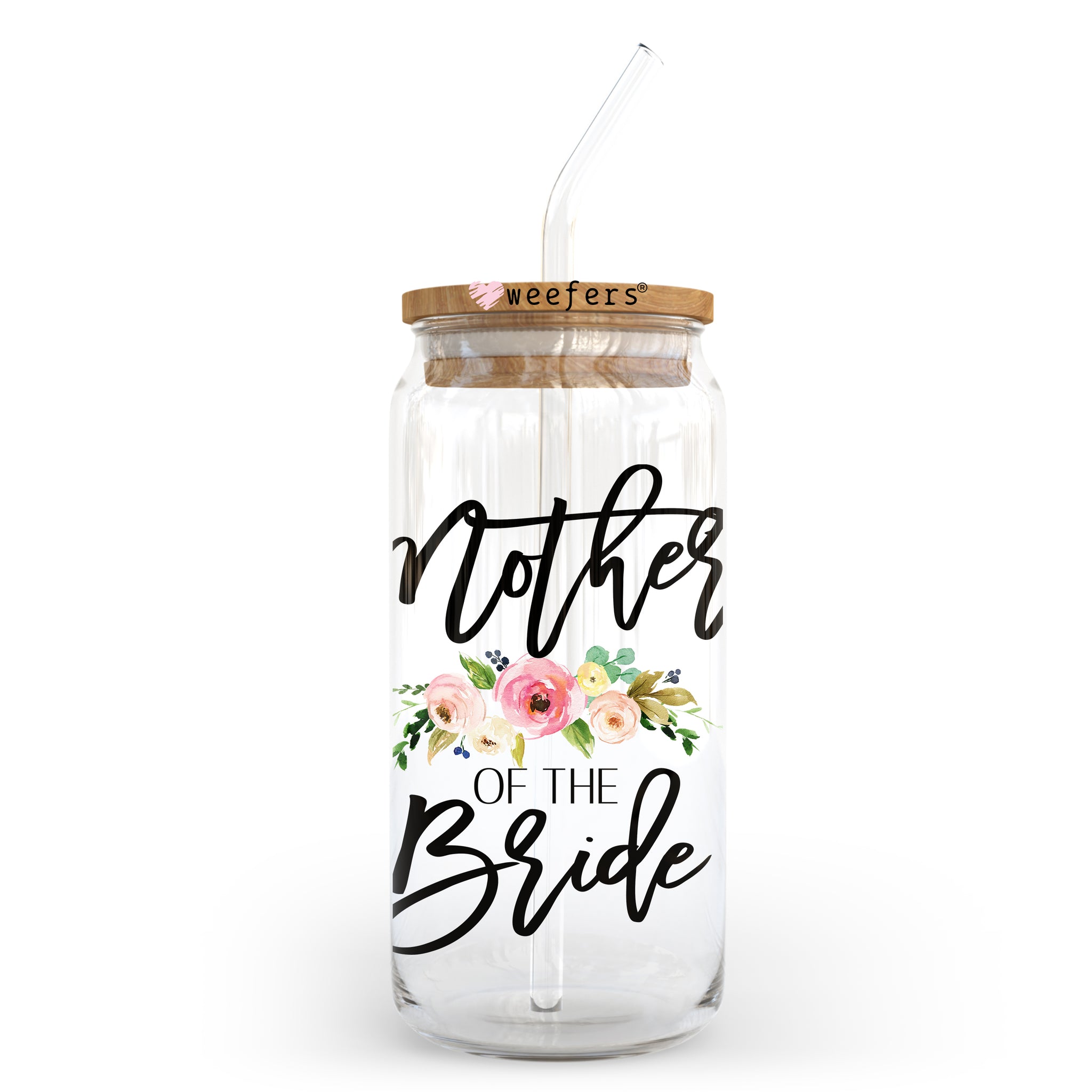 Mother Of The Bride 20oz Libbey Glass Can Uvdtf Or Sublimation Wrap Decal 8603