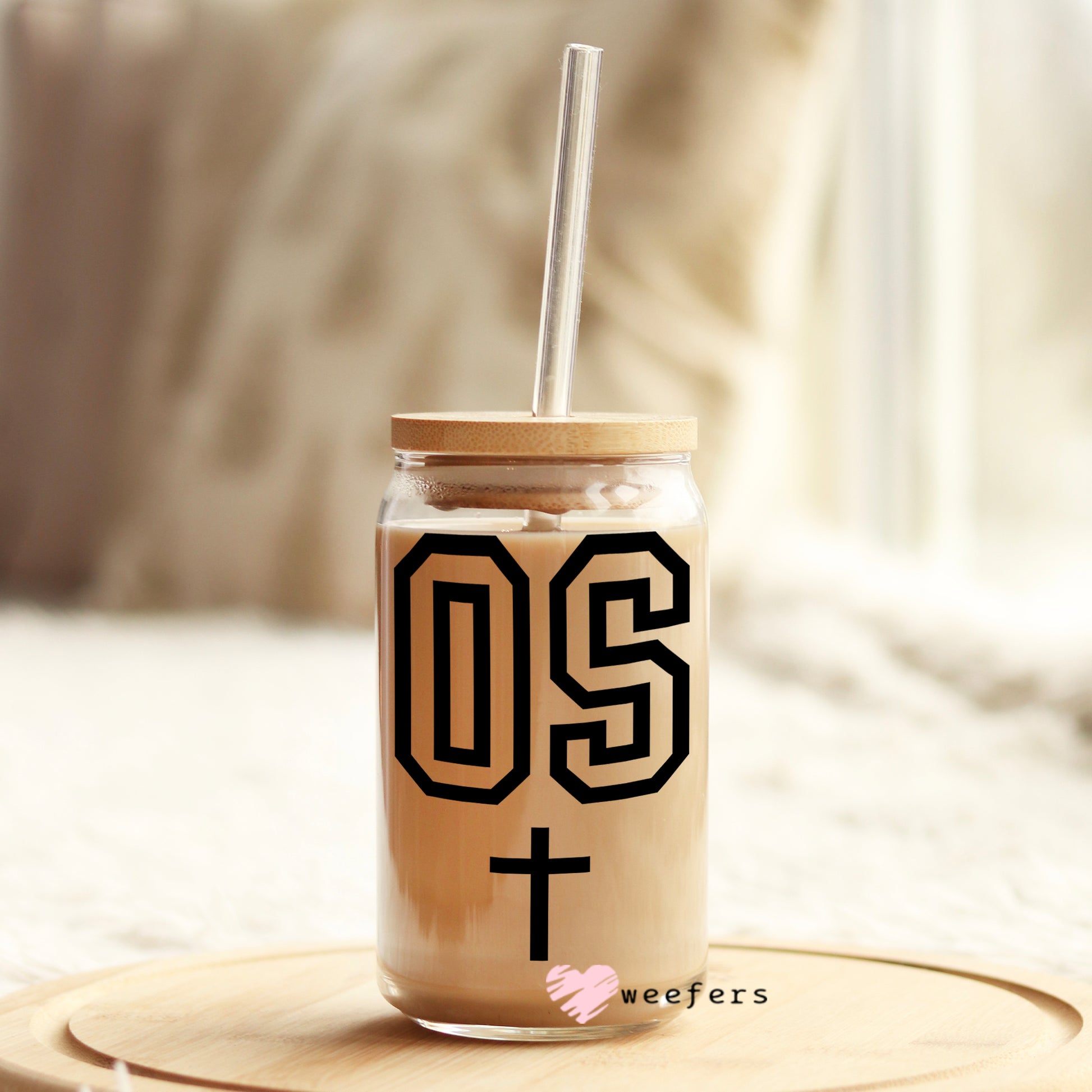 Chosen Christian 16oz Libbey Glass Can UV DTF or Sublimation Wrap - Decal - Weefers