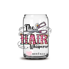 Load image into Gallery viewer, The Hair Whisperer 16oz Libbey Glass Can UV-DTF or Sublimation Wrap - Decal
