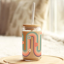 Load image into Gallery viewer, a drink in a jar with a straw sticking out of it
