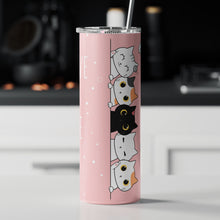 Load image into Gallery viewer, 20oz Skinny Tumbler Wrap - Kitty Cats Have a Nice Day
