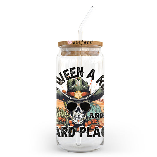Between a Rock and a Hard Place 20oz Libbey Glass Can UV DTF or Sublimation Wrap - Decal Transfer Weefers