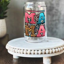Load image into Gallery viewer, a mason jar with the word mama painted on it
