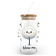 Load image into Gallery viewer, Blow Me 20oz Libbey Glass Can UV DTF or Sublimation Wrap - Decal Transfer - Weefers
