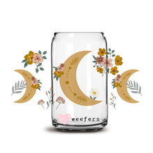 Load image into Gallery viewer, a glass jar with flowers and the words weefers on it
