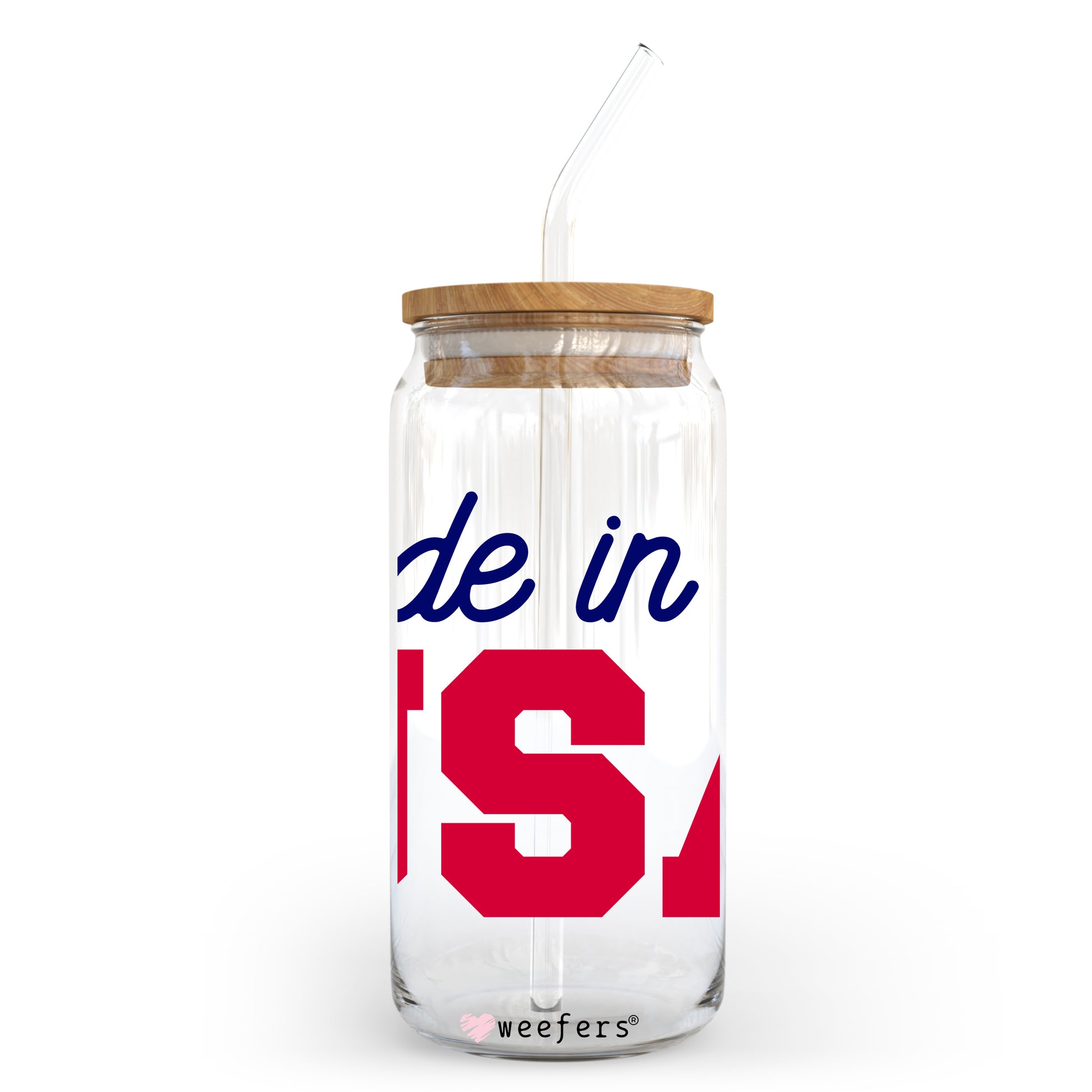 Made in the USA 20oz Libbey Glass Can, 34oz Hip Sip, 40oz Tumbler UV DTF or Sublimation Decal Transfer - Weefers