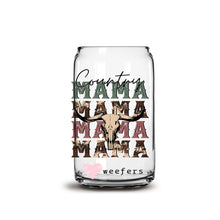Load image into Gallery viewer, a glass jar with the words mama mama mama on it
