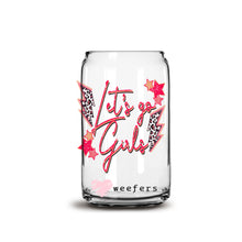 Load image into Gallery viewer, Let&#39;s Go Girls 16oz Libbey Glass Can UV-DTF or Sublimation Wrap - Decal
