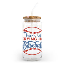 Load image into Gallery viewer, there is no crying in baseball tumbler with straw
