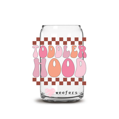 Toddler Hood 16oz Libbey Glass Can UV DTF or Sublimation Cup Wrap - Decal Transfer - Weefers