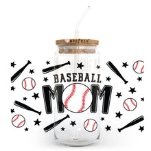 Load image into Gallery viewer, Baseball Mom 20oz Libbey Glass Can, 34oz Hip Sip, 40oz Tumbler UVDTF or Sublimation Decal Transfer
