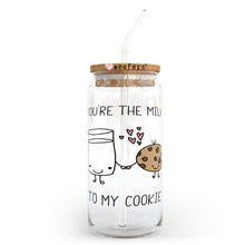Load image into Gallery viewer, You&#39;re the Milk to My Cookie 20oz Libbey Glass Can UV-DTF or Sublimation Wrap - Decal
