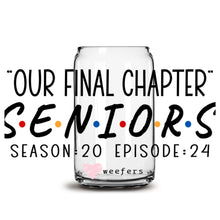Load image into Gallery viewer, Friends Final Chapter Season 20 Episode 24 16oz Libbey Glass Can UV-DTF or Sublimation Wrap - Decal

