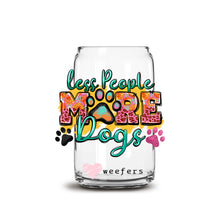 Load image into Gallery viewer, a glass with a dog&#39;s name and paw prints on it
