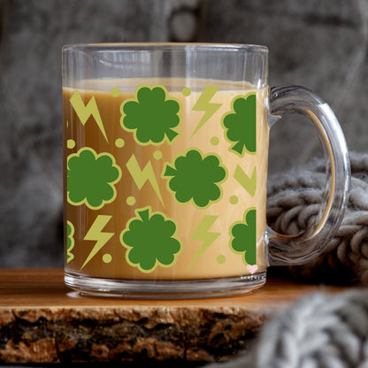 Shamrock Bolts St Patrick's Day 11oz Coffee Mug UV DTF or Sublimation Wrap - Decal - Weefers