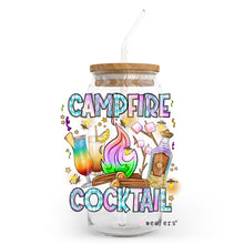 Load image into Gallery viewer, Campfire Cocktail 20oz Libbey Glass Can, 34oz Hip Sip, 40oz Tumbler UVDTF or Sublimation Decal Transfer
