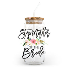Load image into Gallery viewer, StepMother of the Bride  20oz Libbey Glass Can, 34oz Hip Sip, 40oz Tumbler UVDTF or Sublimation Decal Transfer
