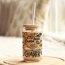 Load image into Gallery viewer, Just One More Chapter 16oz Libbey Glass Can UV-DTF or Sublimation Wrap - Decal
