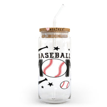 Load image into Gallery viewer, Baseball Mom 20oz Libbey Glass Can, 34oz Hip Sip, 40oz Tumbler UVDTF or Sublimation Decal Transfer
