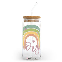 Load image into Gallery viewer, Retro Nurse Rainbow 20oz Libbey Glass Can, 34oz Hip Sip, 40oz Tumbler UVDTF or Sublimation Decal Transfer
