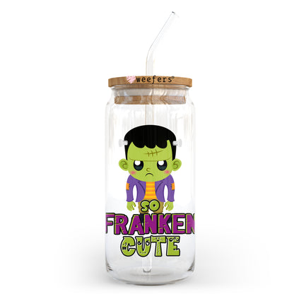 Fraken Cutie Halloween 20oz Libbey Glass Can, 34oz Hip Sip, 40oz Tumbler UV DTF or Sublimation Decal Transfer - Weefers