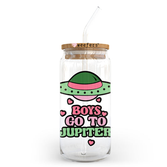 Boys Go To Jupiter 20oz Libbey Glass Can UV DTF or Sublimation Wrap - Decal Transfer Weefers