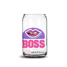 Load image into Gallery viewer, Nail Boss 16oz Libbey Glass Can UV-DTF or Sublimation Wrap - Decal
