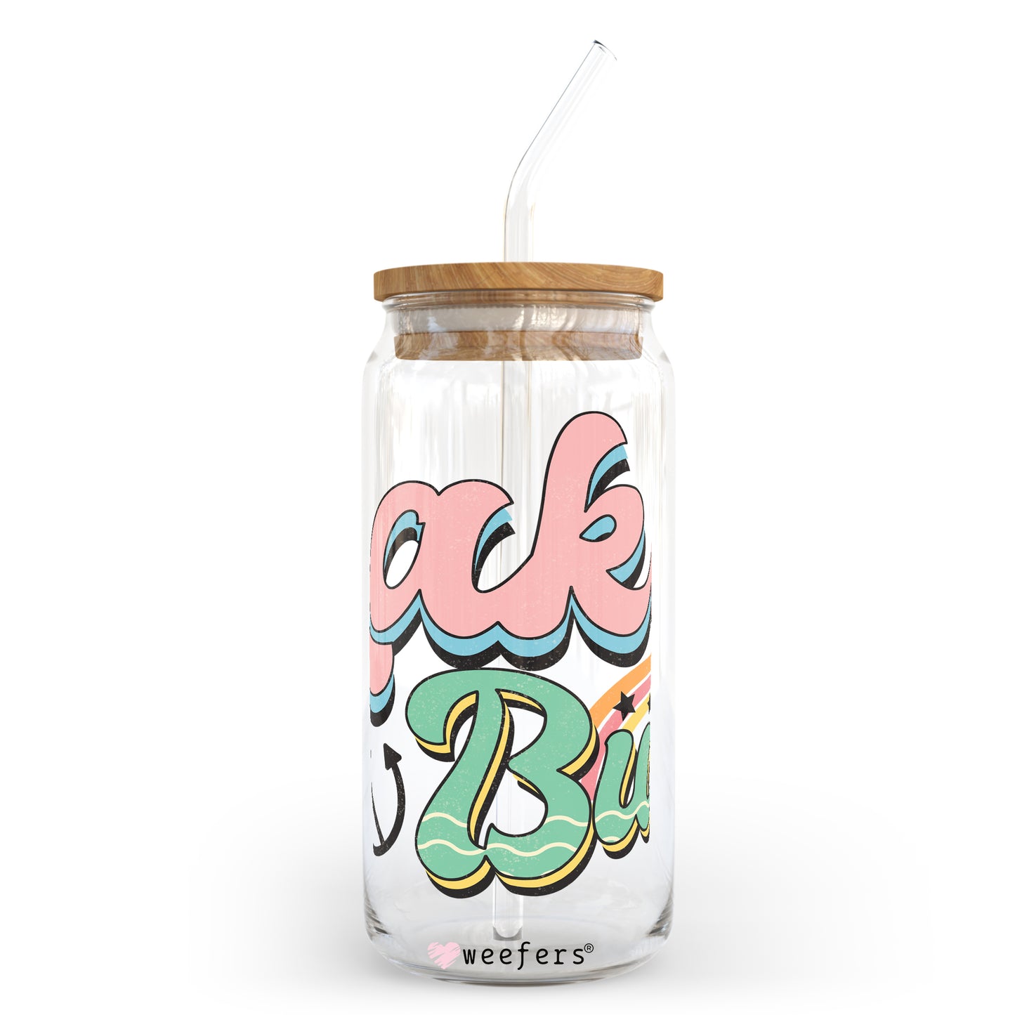 Lake Bum Anchors 20oz Libbey Glass Can, 34oz Hip Sip, 40oz Tumbler UV DTF or Sublimation Decal Transfer - Weefers