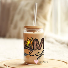 Load image into Gallery viewer, Camp Life 16oz Libbey Glass Can UV-DTF or Sublimation Wrap - Decal
