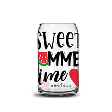 Load image into Gallery viewer, Sweet Summer Time 16oz Libbey Glass Can UV-DTF or Sublimation Wrap - Decal
