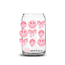 Load image into Gallery viewer, a glass jar with a smiley face drawn on it

