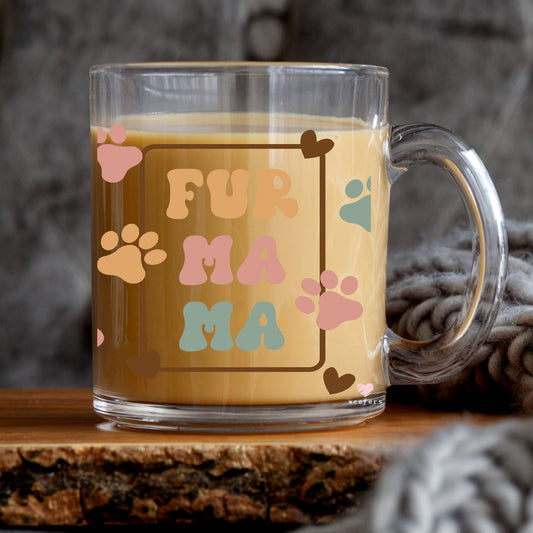 Fur Mama 11oz Coffee Mug UV DTF or Sublimation Wrap - Decal - Weefers