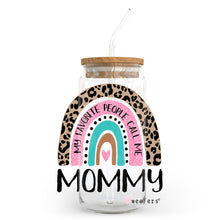 Load image into Gallery viewer, Mother&#39;s Day Mommy Boho Rainbow 20oz Libbey Glass Can UV-DTF or Sublimation Wrap - Decal
