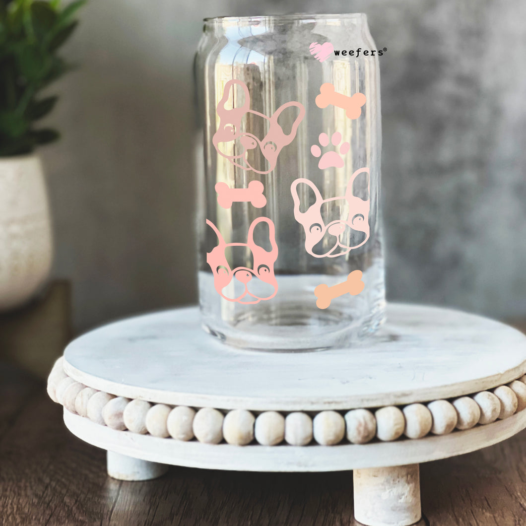 a glass jar with a pink bow on it