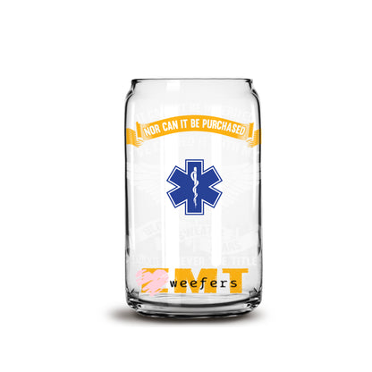 EMT Forever 16oz Libbey Glass Can UV DTF or Sublimation Wrap - Decal - Weefers