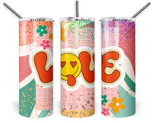 Load image into Gallery viewer, 20oz Skinny Tumbler Wrap - Love Smile Face
