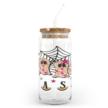 Spooky Season Ghosts 20oz Libbey Glass Can, 34oz Hip Sip, 40oz Tumbler UV DTF or Sublimation Decal Transfer - Weefers