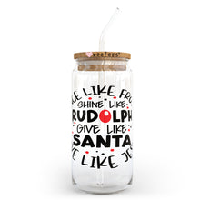 Load image into Gallery viewer, Christmas Dance Like Frosty 20oz Libbey Glass Can, 34oz Hip Sip, 40oz Tumbler UVDTF or Sublimation Decal Transfer
