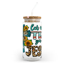 Load image into Gallery viewer, Let me tell you about my Jesus 20oz Libbey Glass Can, 34oz Hip Sip, 40oz Tumbler UVDTF or Sublimation Decal Transfer
